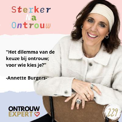 "Duivels dillema: kies ik voor mijn partner of voor mijn geliefde?" Annette Burgers #230