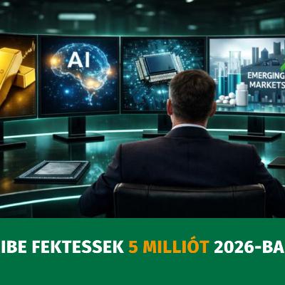 Mibe fektessek 5 milliót 2026-ban? Mibe fektessek 5 milliót 2026-ban?