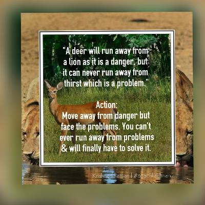 Coach Krishnan - Quote for the day - Face problems
