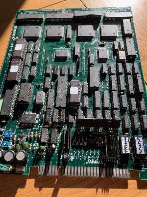 A huge battleship is approching fast! Early 90s arcade shmups A huge battleship is approching fast! Early 90s arcade shmups