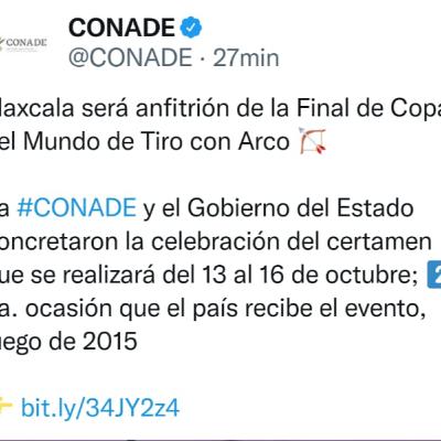 Teniendo Ciclismo y boxeo de buen nivel, CONADE envía voleibol de playa y tiro con arco a Tlaxcala 🤦🏻‍♂️