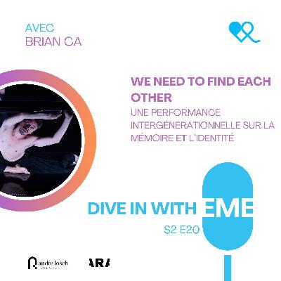 We need to find each other -une performance intergénérationnelle sur la mémoire et l'identité - avec Brian Ca We need to find each other -une performance intergénérationnelle sur la mémoire et l'identité - avec Brian Ca