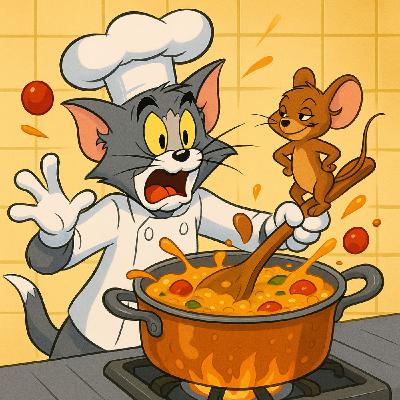 845. Family Dinner Into Which a Cat Dropped a Mouse 845. Family Dinner Into Which a Cat Dropped a Mouse