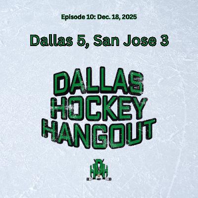Episode 10: Stars Hold On For 5-3 Road Win Over Sharks Episode 10: Stars Hold On For 5-3 Road Win Over Sharks