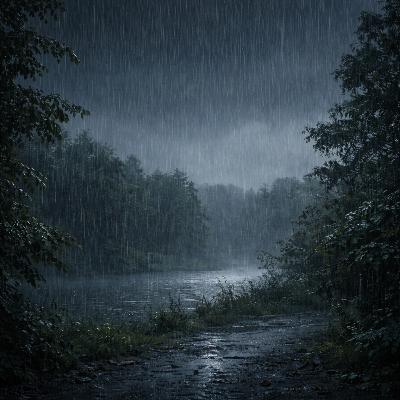 17. Heavy Rain for Sleep – 8 Hours