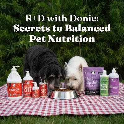 R+D with Donie: Secrets to Balanced Pet Nutrition for Dogs and Cats Podcast