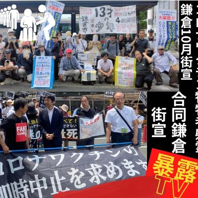 あれから4年が経ちました/尊い命を 愛する家族をコロナワクチンから救おう街宣・鎌倉合同慰霊街宣/暴露TV 165