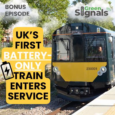 UK’s first battery only train enters service. We ride it!