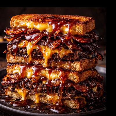 BBQ Bacon Cheeseburger Melt Tower (Brian M. Inspired)