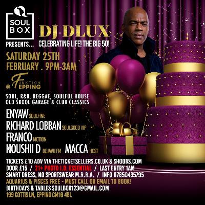 Episode 600: DJ Dlux - Birthday Bash Set Live @Funktion Epping Feb 23 Episode 600: DJ Dlux - Birthday Bash Set Live @Funktion Epping Feb 23