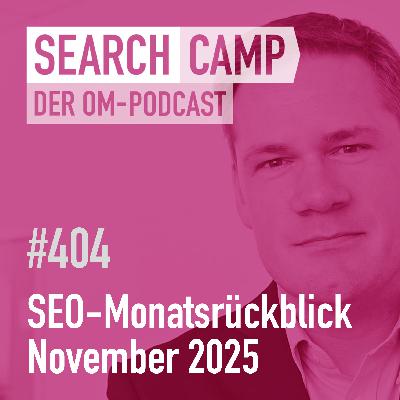 SEO-Monatsrückblick November 2025: Web Guide, KI-Studien, GSC + mehr [Search Camp 404]