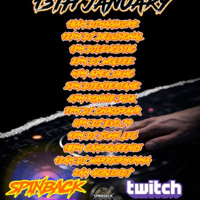 Spinback Live Streams 13.01.25 Nostalgic Happy Hardcore