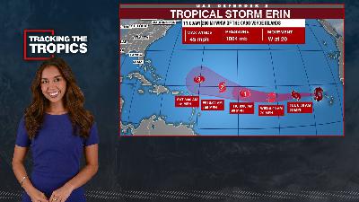 Tropical Storm Erin expected to reach major hurricane strength | Tracking the Tropics
