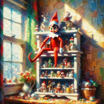 An elf named Joy preps for the final days