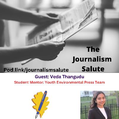 Veda Thangudu, Student Mentor - Youth Environmental Press Team