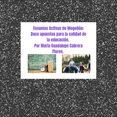 Bienvenidos al episodio de las Escuelas Activas de Mogollón.