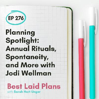 Planning Spotlight: Annual Rituals, Spontaneity, and More with Jodi Wellman EP 276 Planning Spotlight: Annual Rituals, Spontaneity, and More with Jodi Wellman EP 276