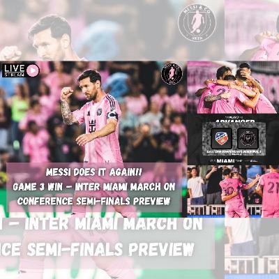 MESSI MAGIC! ✨ Inter Miami Advance to First Semifinals | Game 3 Reaction! MESSI MAGIC! ✨ Inter Miami Advance to First Semifinals | Game 3 Reaction!
