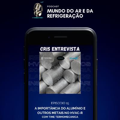 #15 - Cris Entrevista - Importância do alumínio e outros metais no HVAC-R (com Termomecanica)