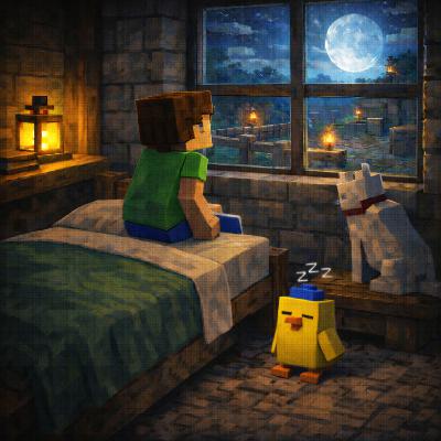 Chapter 46 – The Night Before the Full Moon | Karlik’s Minecraft Stories
