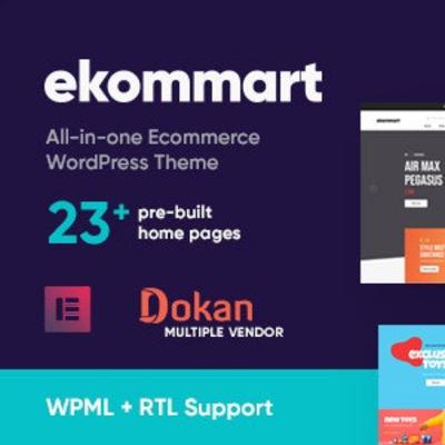 Nulled ekommart - All-in-one eCommerce WordPress Theme