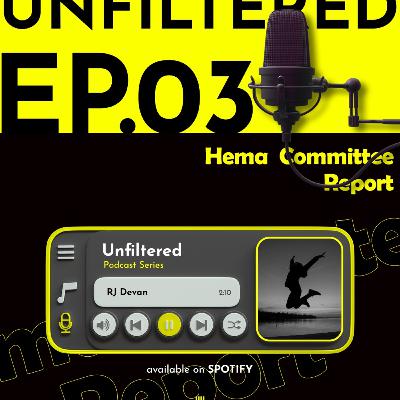 UNfiltered | Ep3:"Hema Committee Report" | RJ Devan UNfiltered | Ep3:"Hema Committee Report" | RJ Devan