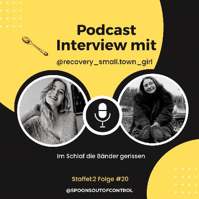 Im Schlaf die Bänder gerissen