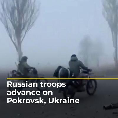 Russian troops advance on Pokrovsk, Ukraine | #ajshorts