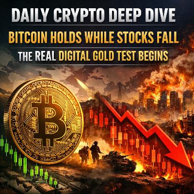 Daily Crypto Deep Dive: Bitcoin Holds While Stocks Fall — The Real Digital Gold Test Begins