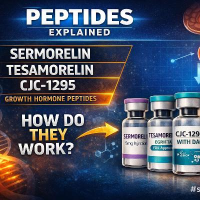 Episode 4 - Do Growth Hormone Peptides Actually Work? CJC-1295, Ipamorelin & Sermorelin Explained