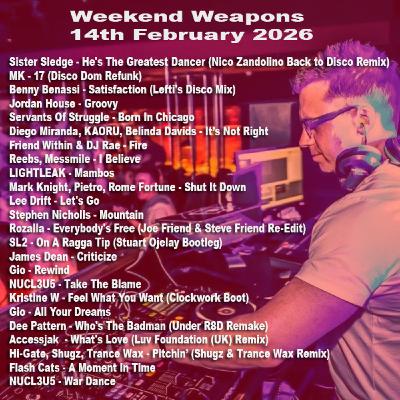 Episode 66: Weekend Weapons 14th February 2026 Episode 66: Weekend Weapons 14th February 2026