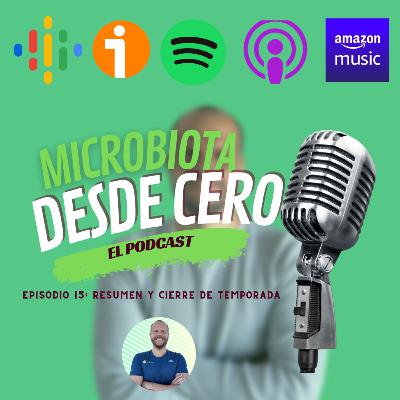 Microbiota desde ero. El Podcast. 1x15. Resumen y cierre de temporada