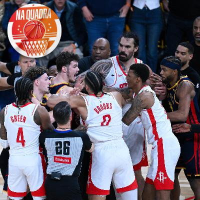 Na Quadra #246 - Warriors x Rockets vira 'guerra', Wolves eliminam Lakers e temos Jogo 7 em Denver!