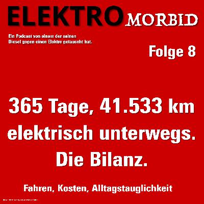 1 Jahr elektrisch - 41533 km - eine erste Bilanz.