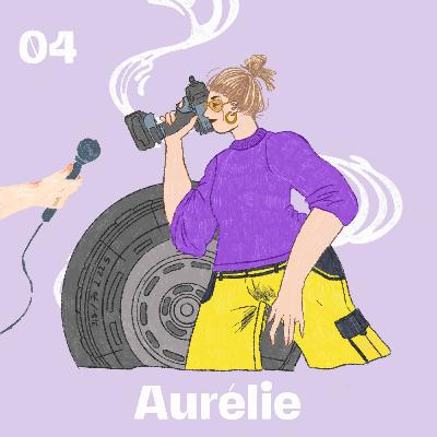 Aurélie, réparatrice de pneus poids lourds