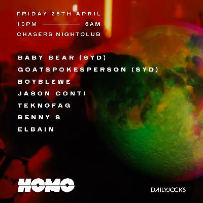 Episode 31: Baby Bear Melodic Techno - Live X HOMO Melbourne - May 2024