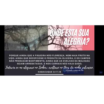 Onde está sua alegria? #mensagembiblica #evangélica #melhores #gospel #levandoamordopai