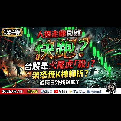 人道走廊開啟！快跑？台股是大尾虎「殺」？架恐慌K棒轉折？從隔日沖找飆股？《我是金錢爆》普通錠 2026.0313 #大K分析師(曾煥文) #阿斯匹靈(邱正偉) #林信富(美股|台股|美伊戰爭|石油)