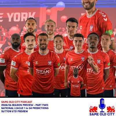 2025/26 Season Preview - Part Two 2025/26 Season Preview - Part Two