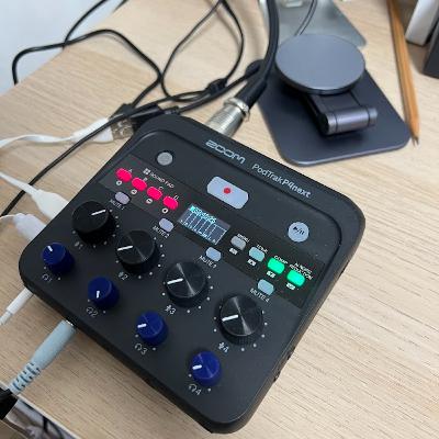 #404 【レビュー】PodTrak P4nextの使った感想【Zoom社はいいぞ】