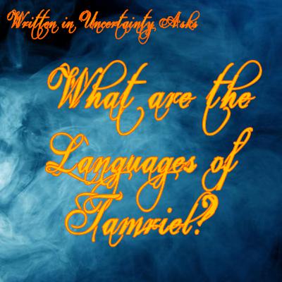 What are the Languages of Tamriel?