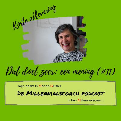 Dat doet zeer: de mening van anderen (#11)