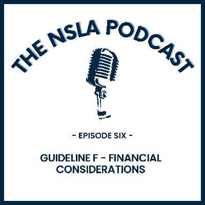 Guideline F - Financial Considerations Guideline F - Financial Considerations