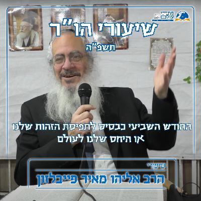 החודש השביעי כבסיס לתפיסת הזהות שלנו או היחס שלנו לעולם (סיכום) | הושענא רבא תשפ"ה