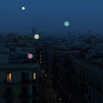 Полночь на Крыше в Барселоне | Городской Белый Шум