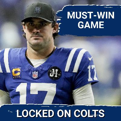 NOW OR NEVER: Indianapolis Colts Must Win on Sunday to Keep Divisional Hopes Alive NOW OR NEVER: Indianapolis Colts Must Win on Sunday to Keep Divisional Hopes Alive