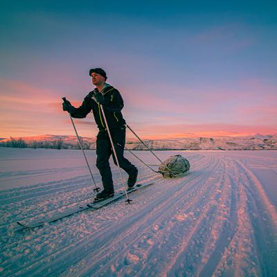 Sam Cox, a Royal Marines Major training to complete a world record ski expedition in Antarctica (via the South Pole) in winter 2023