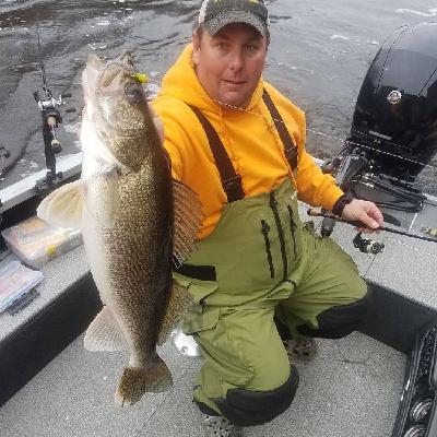 Jesse Quale of Green Water Walleye Guide Service in Central Wisconsin