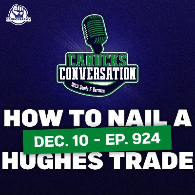 Dec. 10: How to nail a Quinn Hughes trade + WJC update ft. Steven Ellis (ep. 924) Dec. 10: How to nail a Quinn Hughes trade + WJC update ft. Steven Ellis (ep. 924)