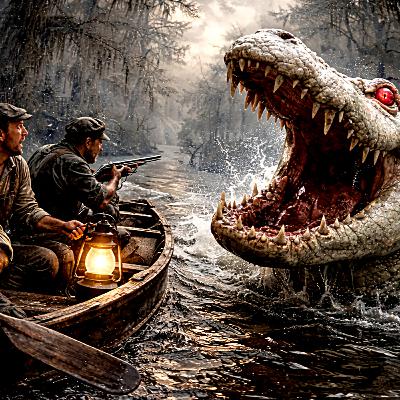 HISTOIRE D'HORREUR 📜 MASSACRE dans le Bayou, un Alligator blanc GÉANT arpente les marais - 🆃🆁🅴🆄🅵🆈 HISTOIRE D'HORREUR 📜 MASSACRE dans le Bayou, un Alligator blanc GÉANT arpente les marais - 🆃🆁🅴🆄🅵🆈